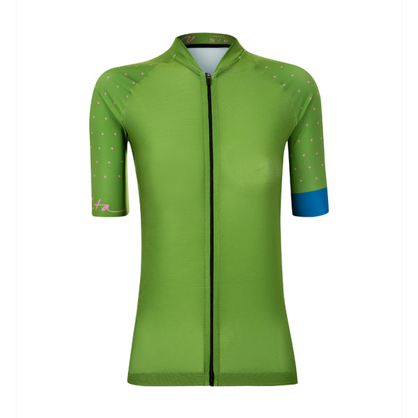 Jersey Speedster Polka Dot Verde - Feminina