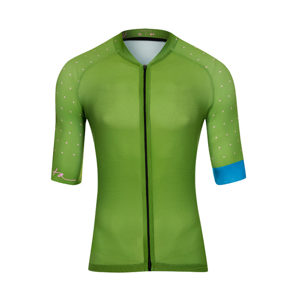 Jersey Speedster Polka Dot Verde - Masculina